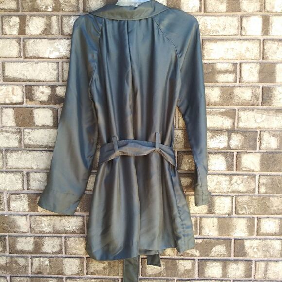 NWT 7 FAM metallic silk dress size large - Picture 3 of 8